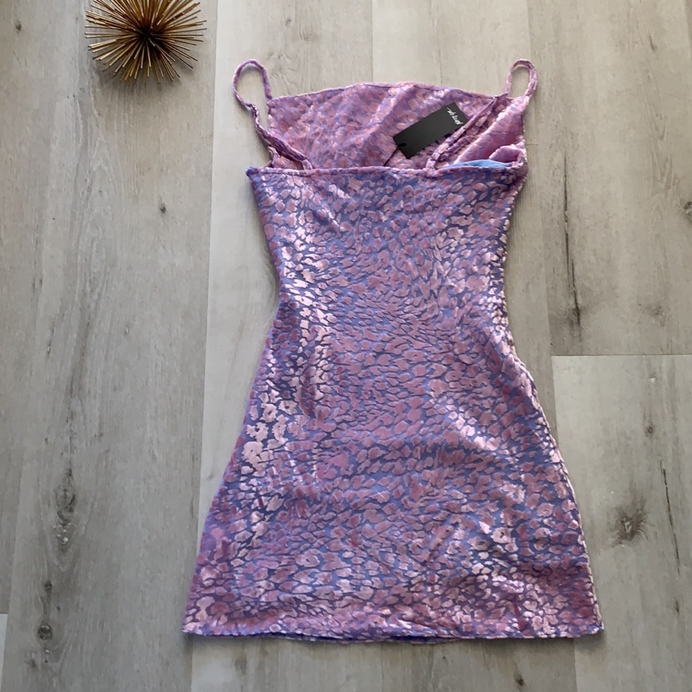 Nasty Gal collection 4 Mini Slip Dress neon mini slip dress party dress NWT - Picture 12 of 13